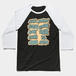 Bangkok Graffiti, Wildstyle Pieces „Bangkok“ Baseball T-Shirt